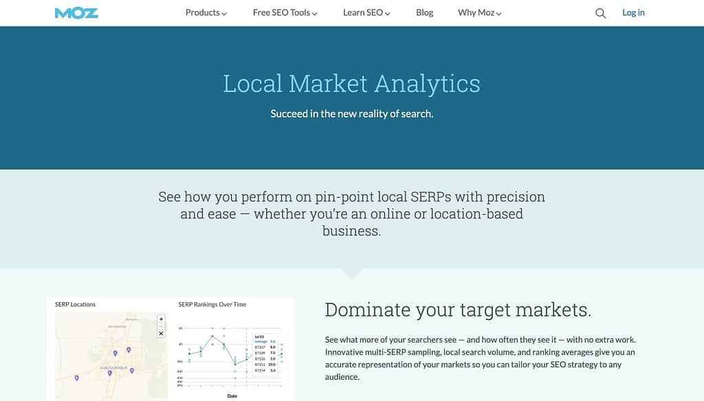 Local Market Analytics by Moz