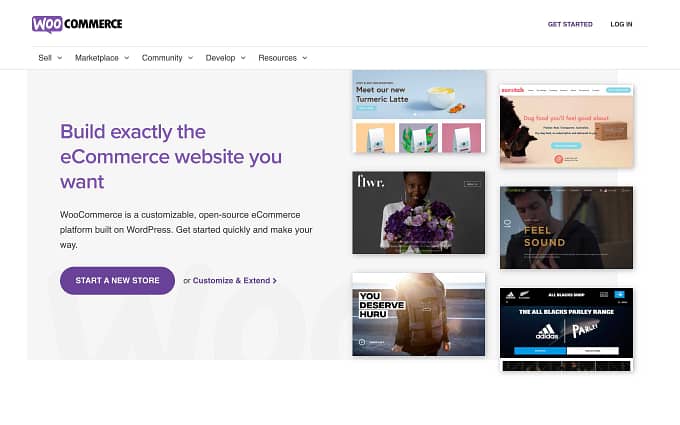 WooCommerce's Homepage